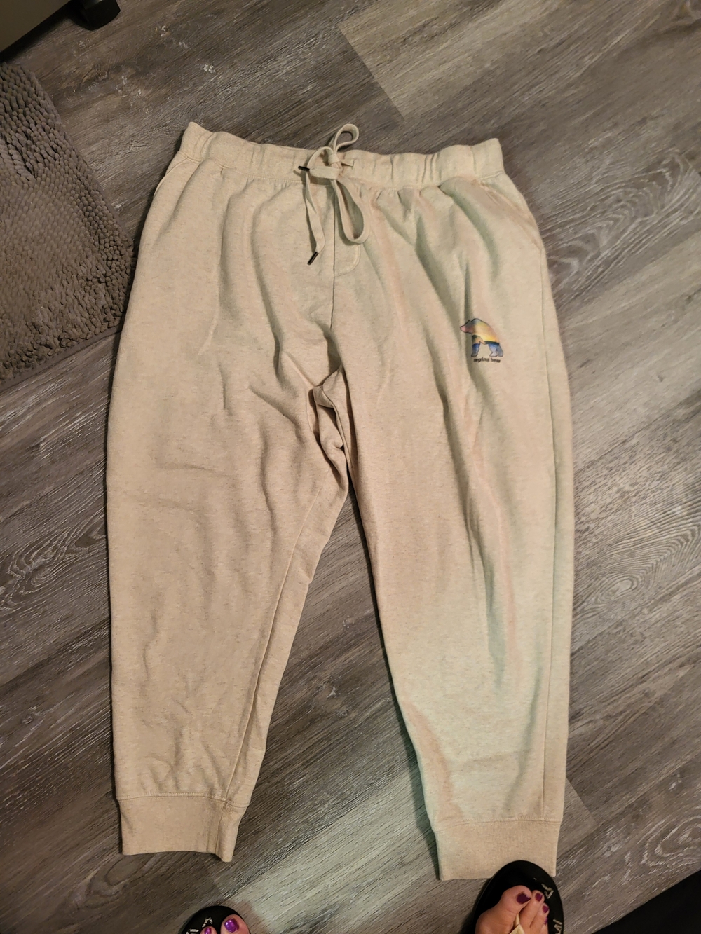 TR McTaggart Womens Sleeping Bear Sweatpants Size XXL
